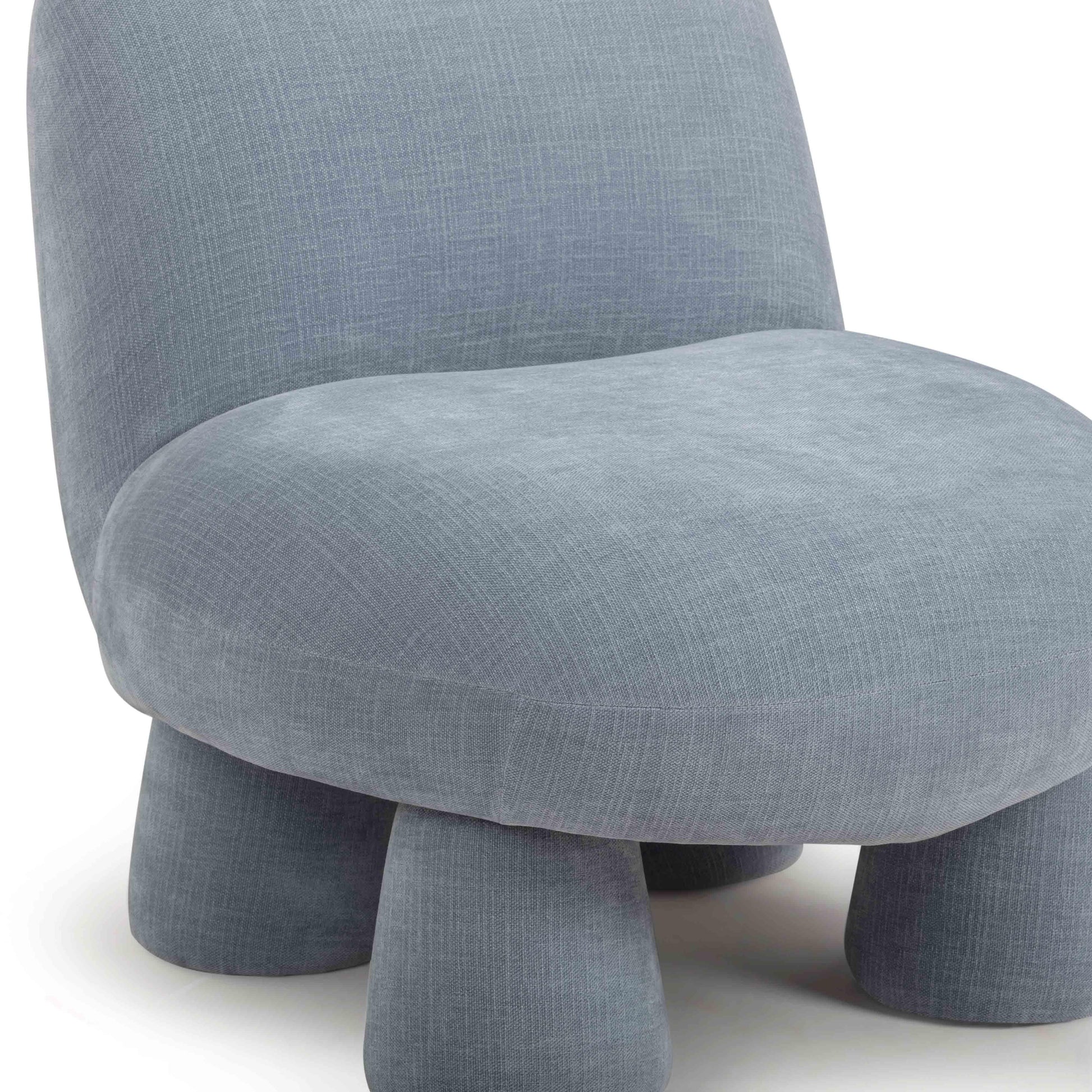 Stomp Upcycled Performance Chenille Accent Chair Blue by Tov Furniture