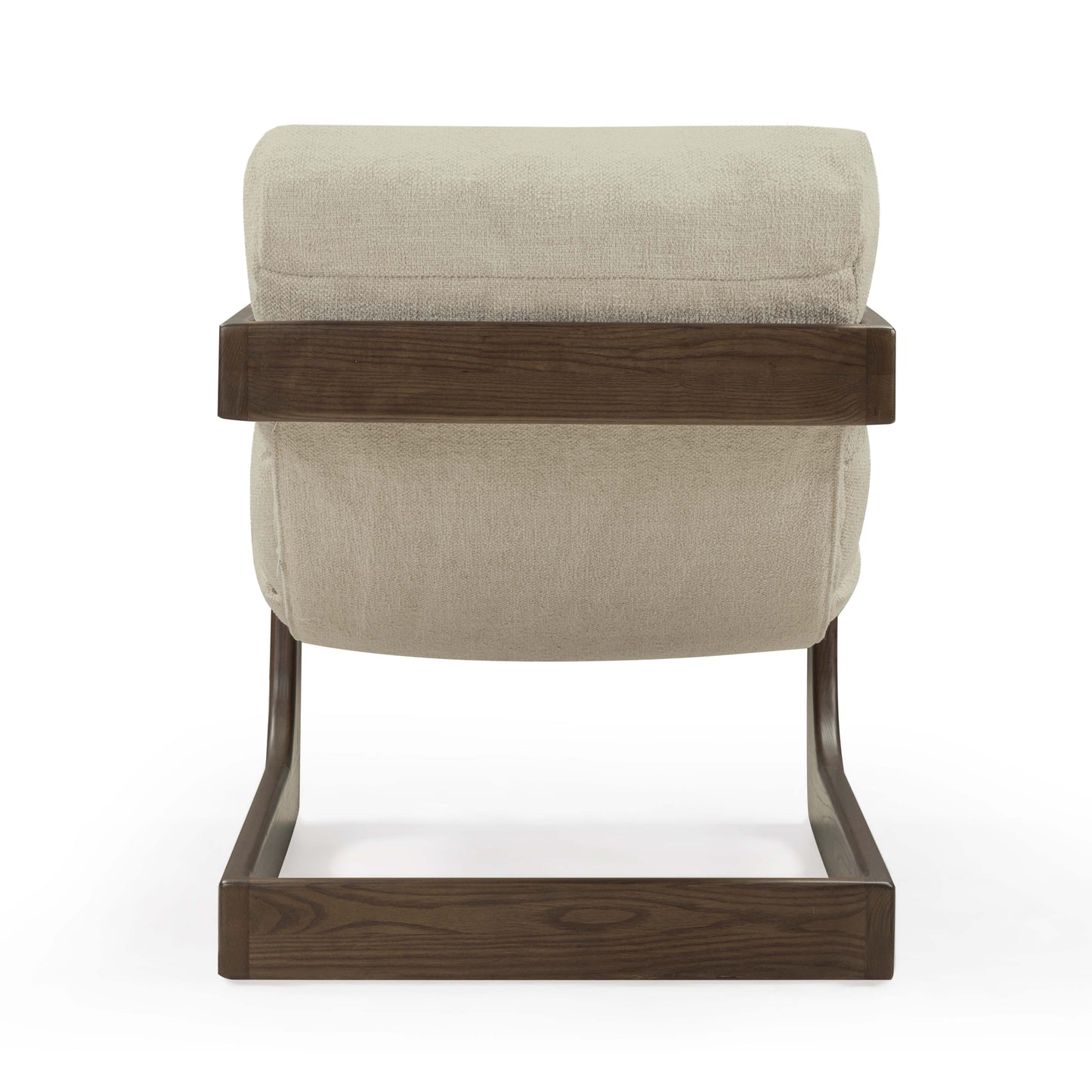 Palma Textured Contract Grade Weave Fabric Accent Chair Cream by Tov Furniture