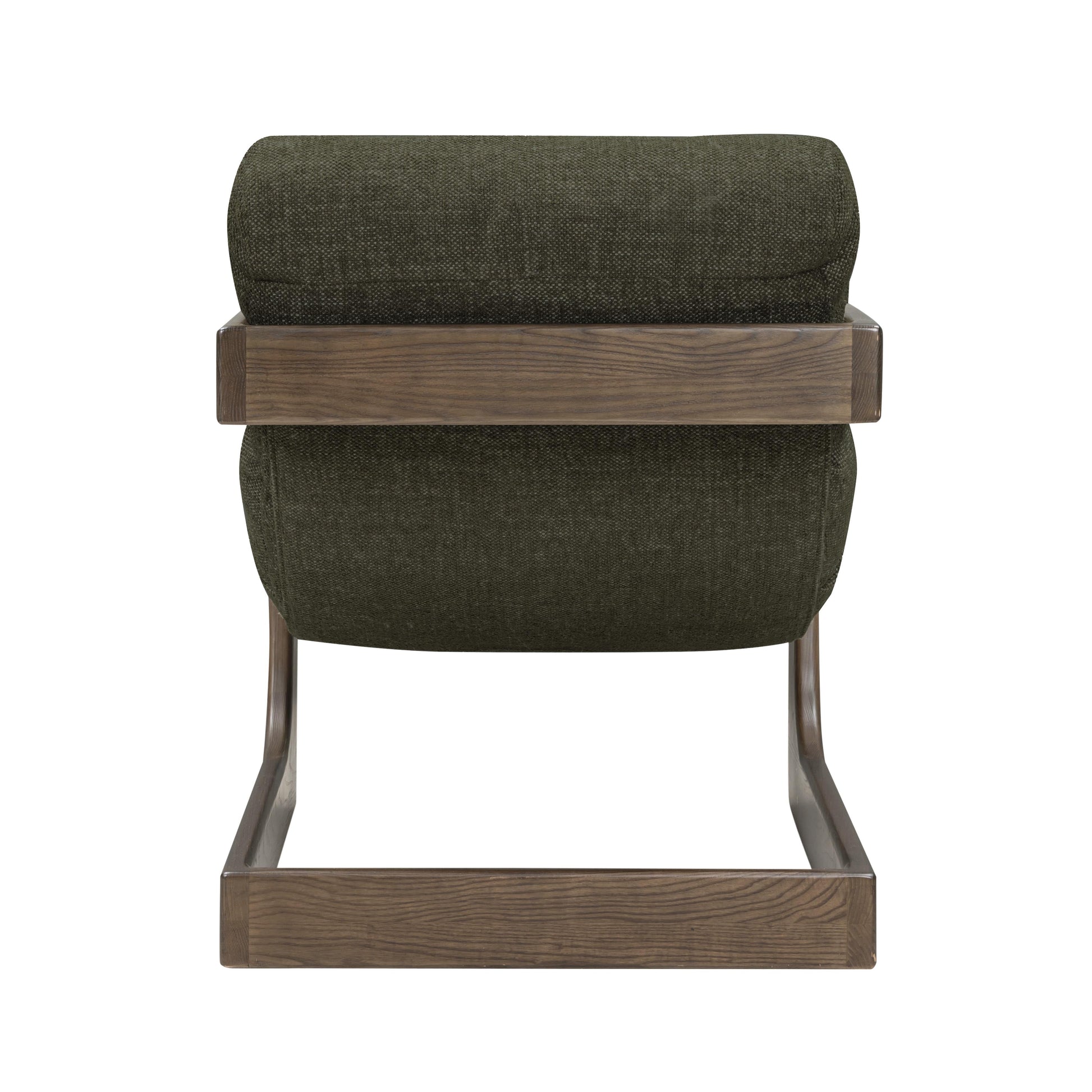 Palma Textured Contract Grade Weave Fabric Accent Chair Forest Green by Tov Furniture