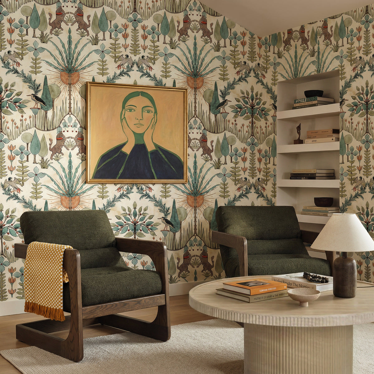 Palma Accent Chair in Forest Green by TOV Furniture – photo 2 of 8