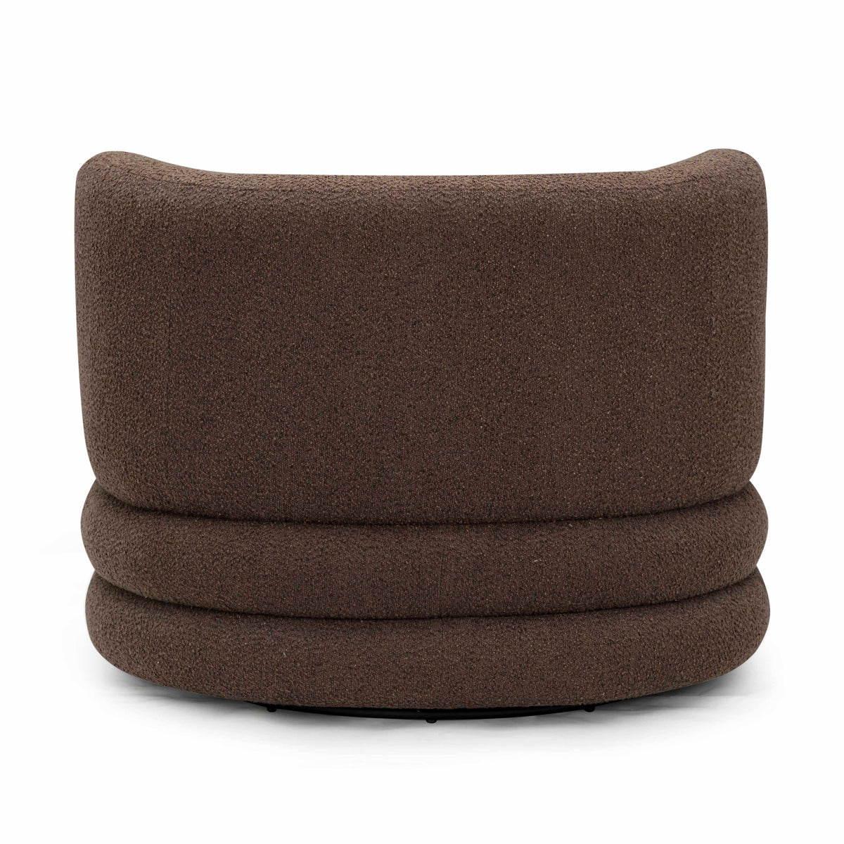 Astor Brown Performance Boucle Swivel Hotel Lounge Chair by TOV Furniture – photo 5 of 8