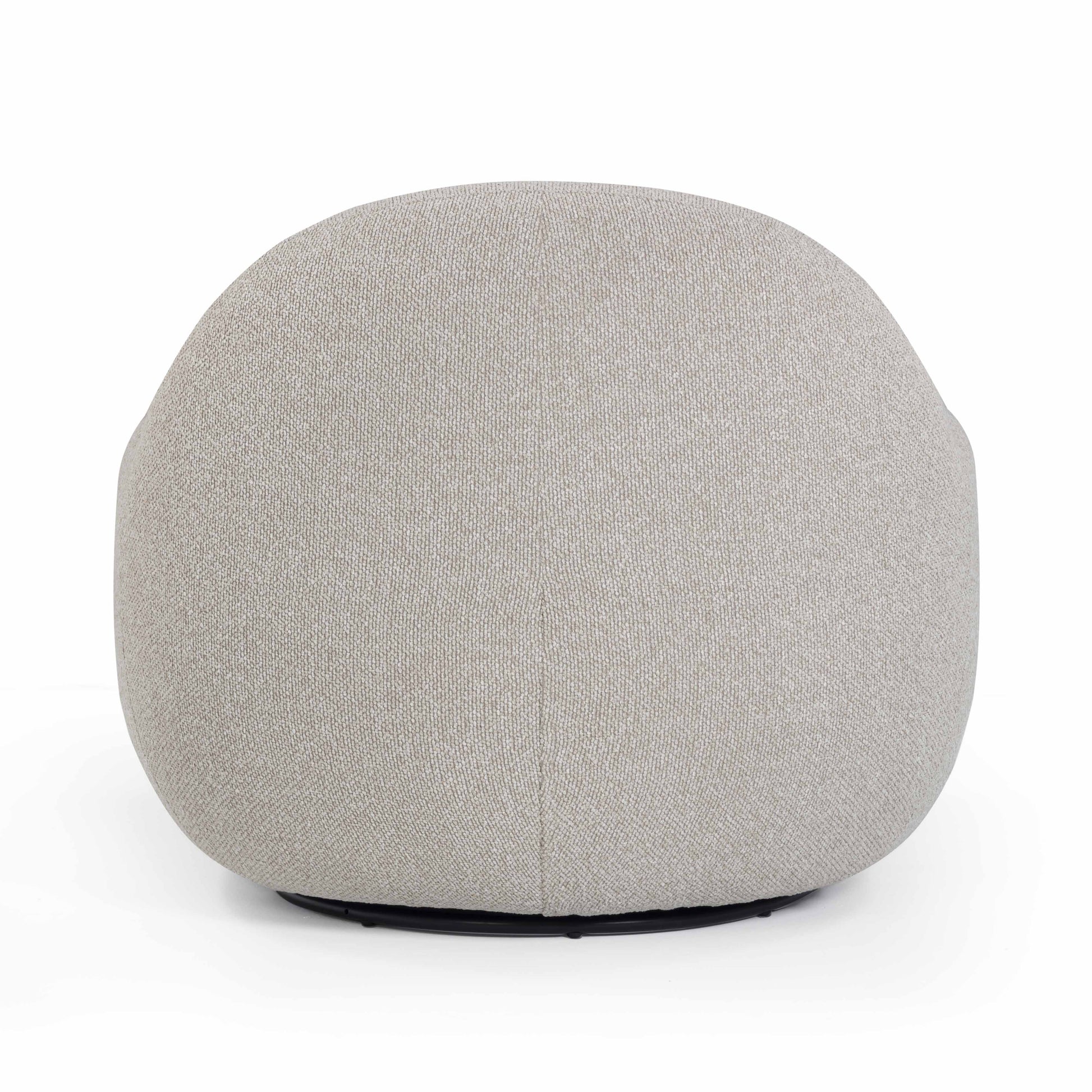 Tiago Warm Grey Performance Boucle Swivel Accent Chair Warm Grey by Tov Furniture