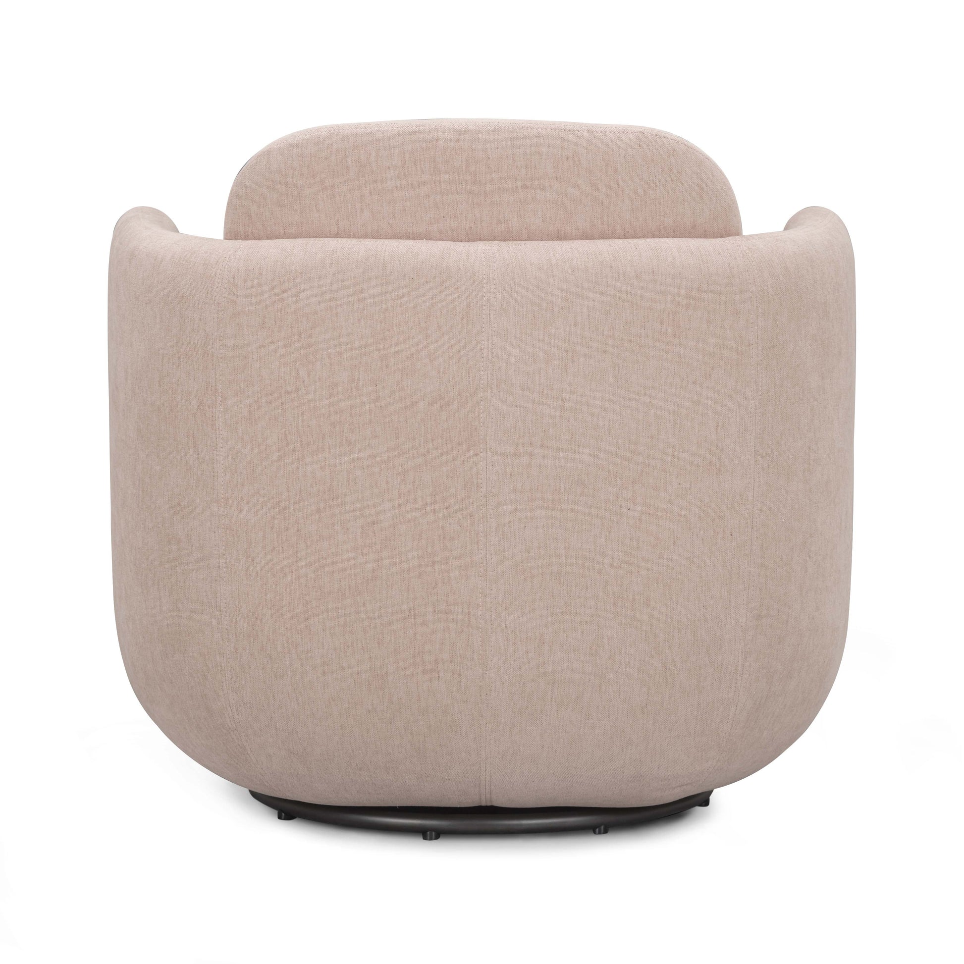 Wolfie Performance Chenille Swivel Accent Chair Pink by Tov Furniture