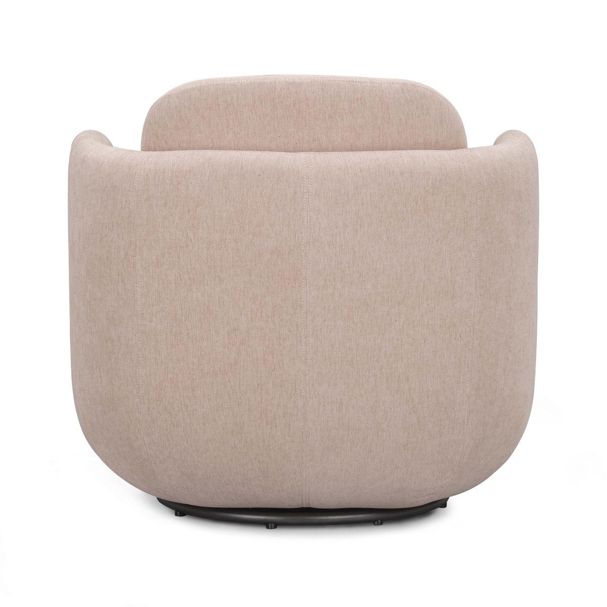 Wolfie Light Pink Performance Chenille Swivel Accent Chair by TOV Furniture – photo 5 of 8