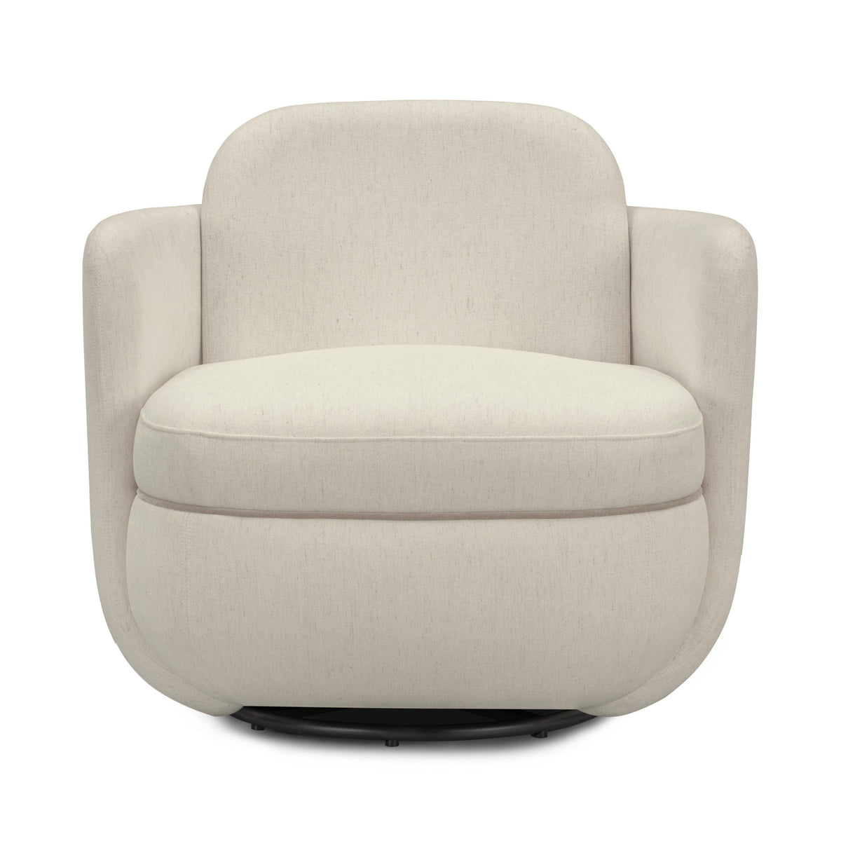 Wolfie Cream Performance Chenille Swivel Accent Chair by TOV Furniture – photo 1 of 8