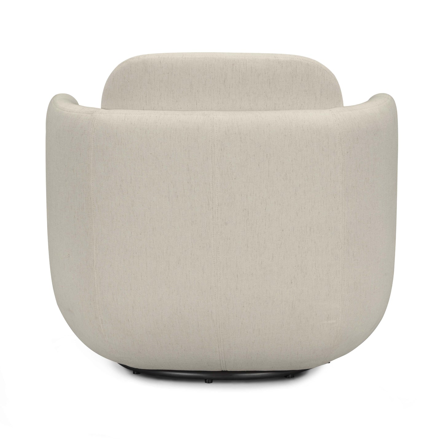 Wolfie Performance Chenille Swivel Accent Chair Cream by Tov Furniture