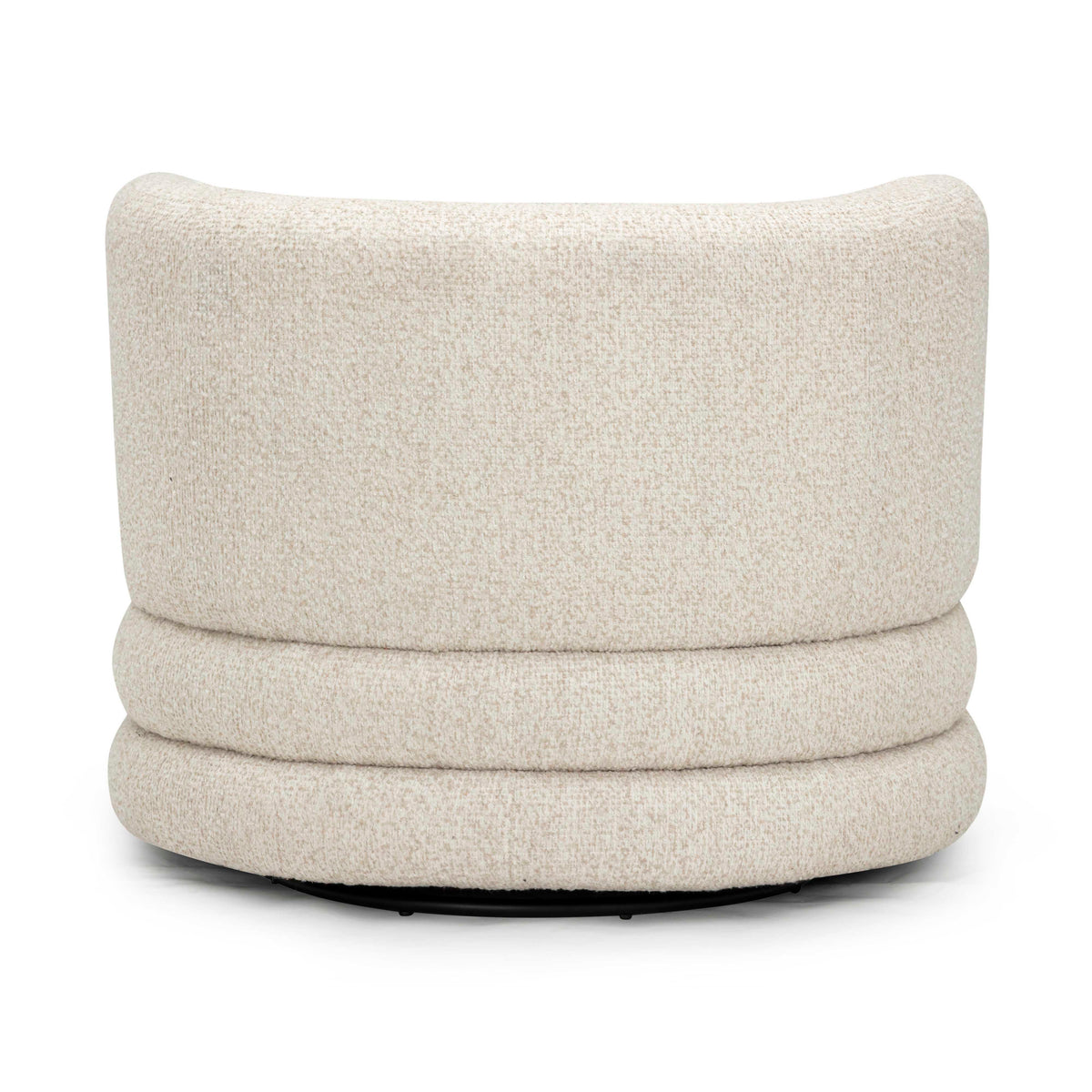 Astor Cream Heavy Performance Boucle Swivel Hotel Lounge Chair by TOV Furniture – photo 5 of 8