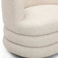 Astor Heavy Performance Boucle Swivel Hotel Lounge Chair Cream by Tov Furniture