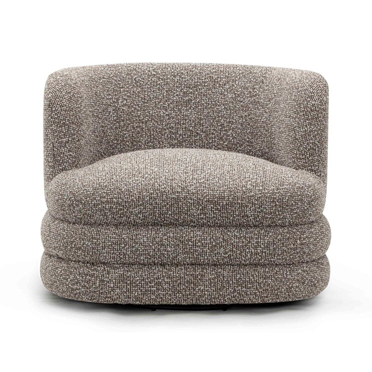 Astor Heathered Grey Performance Boucle Swivel Hotel Lounge Chair by TOV Furniture – photo 1 of 8