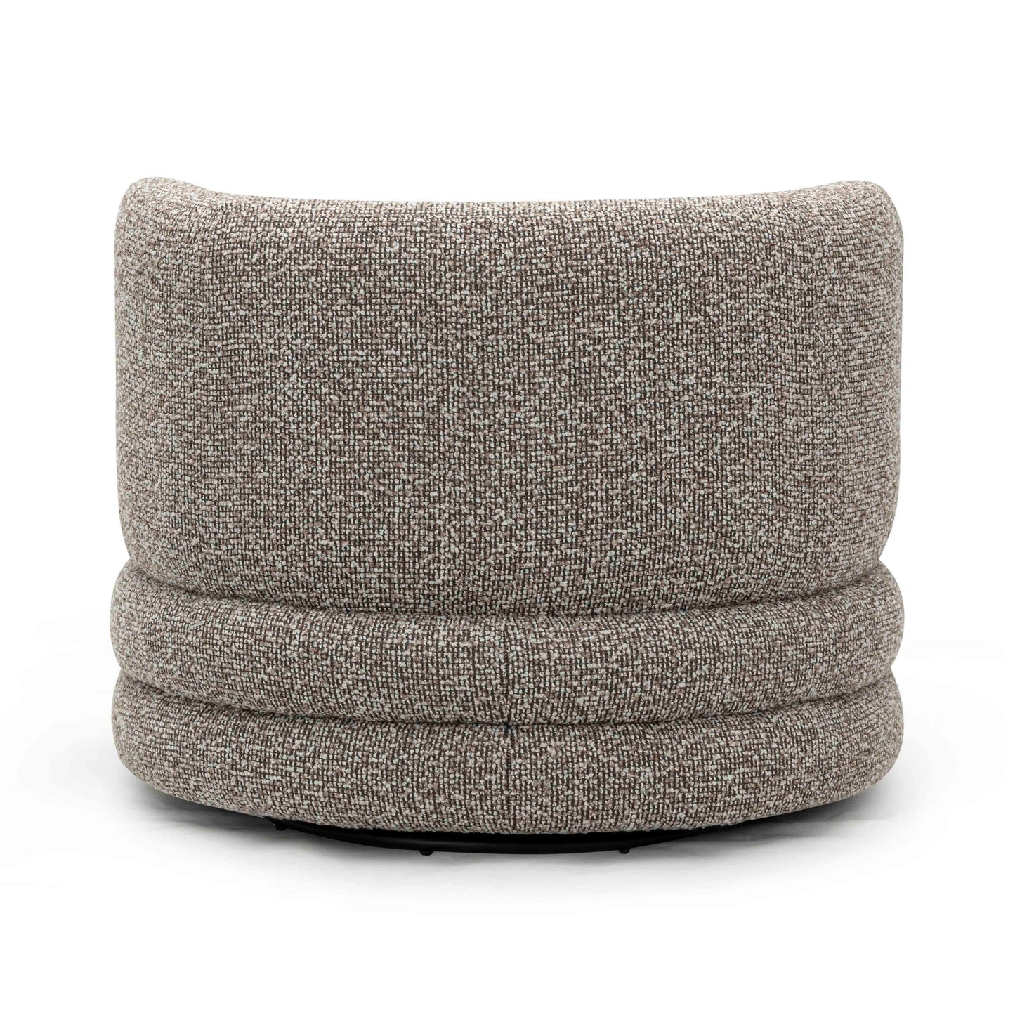 Astor Heavy Performance Boucle Swivel Hotel Lounge Chair Heathered Grey by Tov Furniture