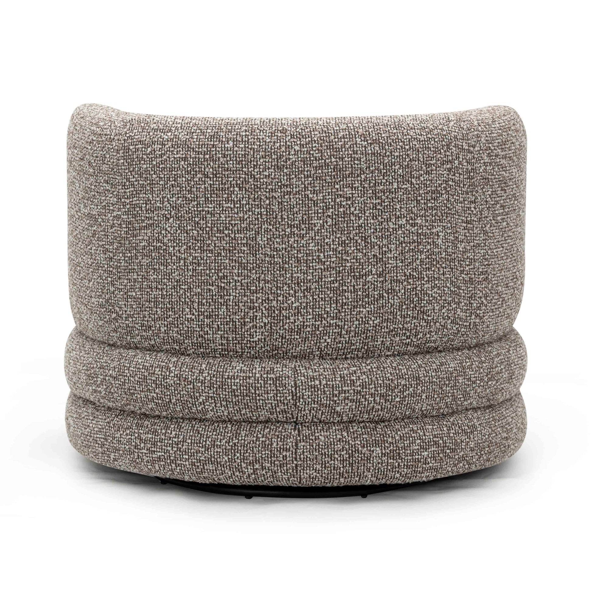 Astor Heavy Performance Boucle Swivel Hotel Lounge Chair Heathered Grey by Tov Furniture