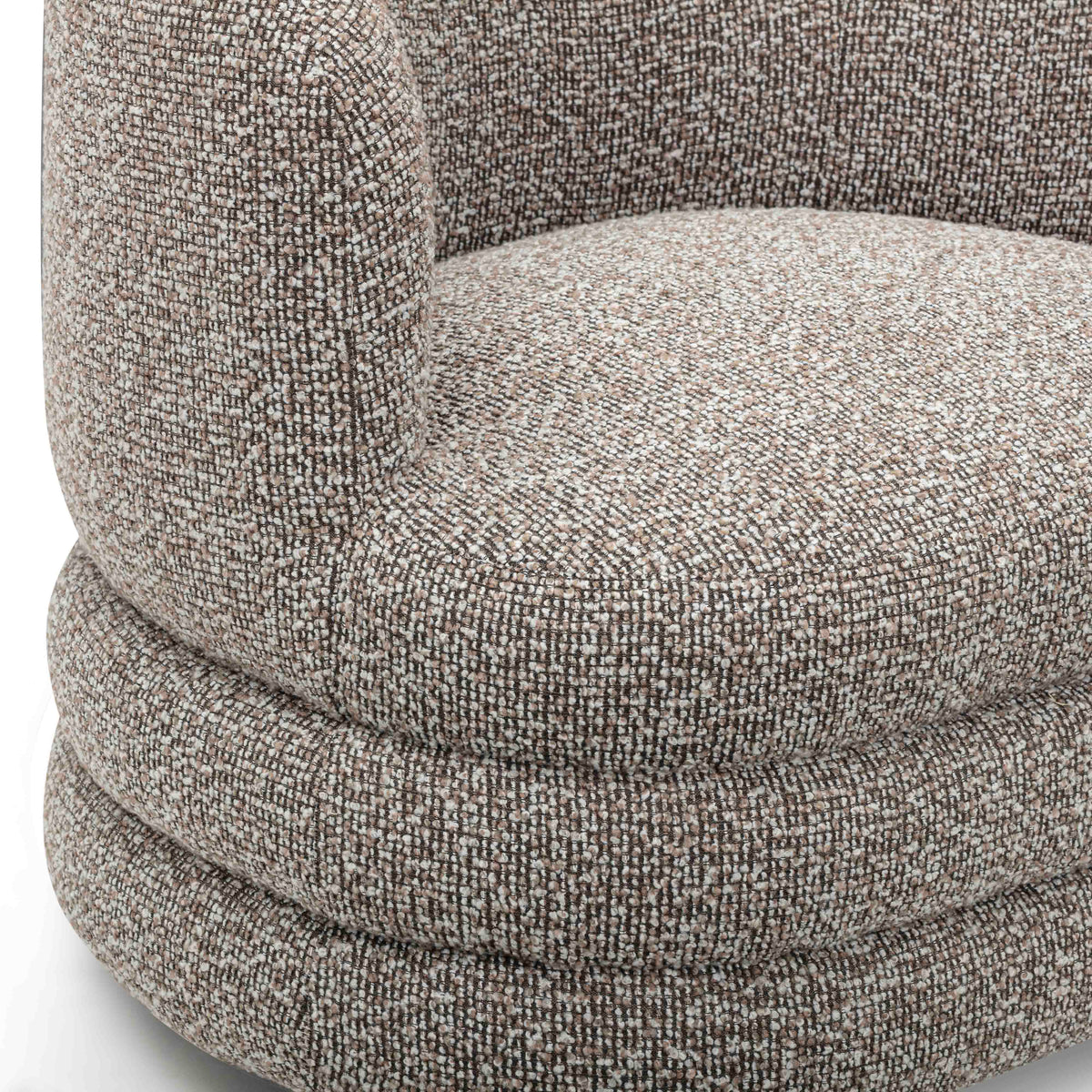 Astor Heathered Grey Performance Boucle Swivel Hotel Lounge Chair by TOV Furniture – photo 6 of 8