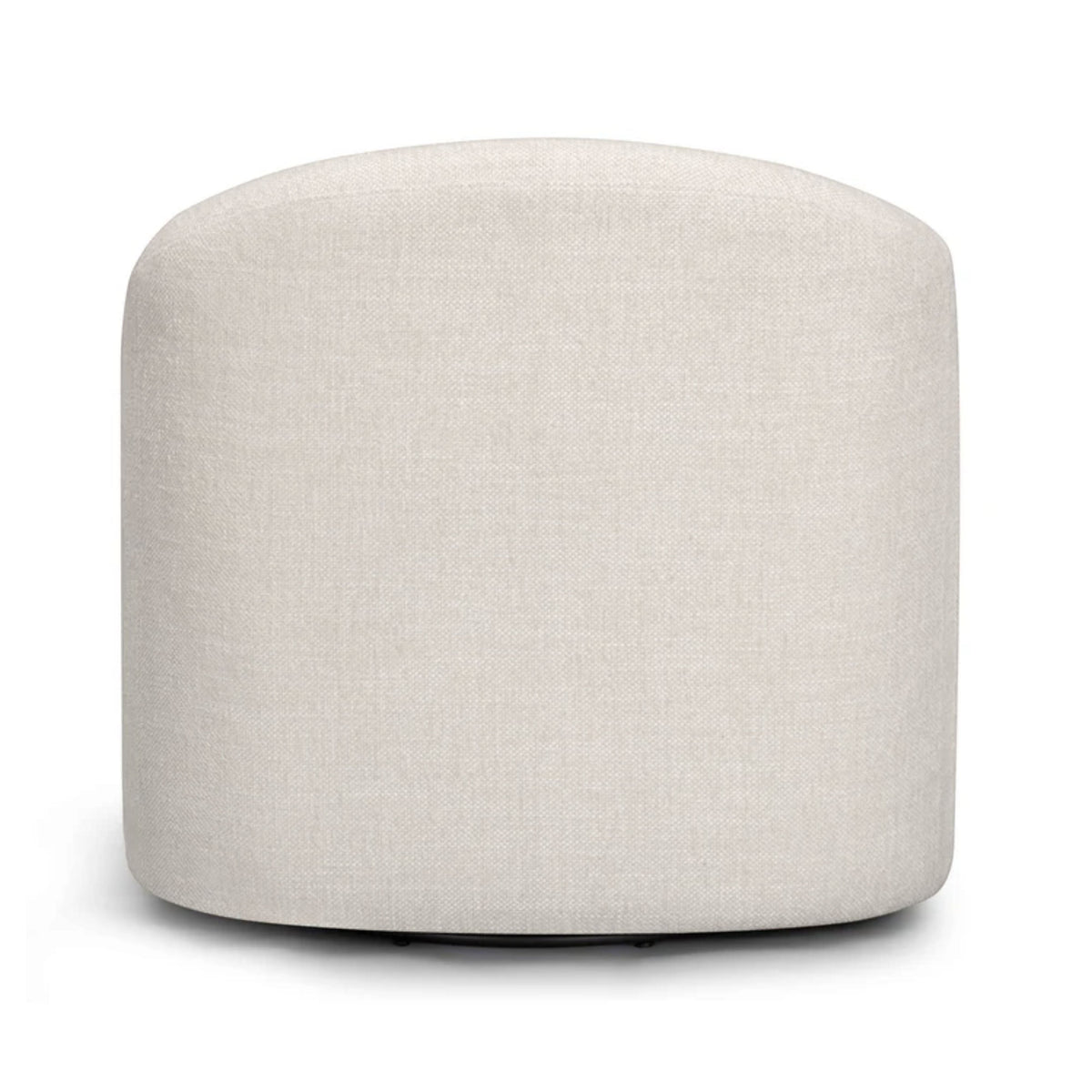 Thao Cream Contract-Grade Basketweave Fabric Swivel Accent Chair by TOV Furniture – photo 5 of 8