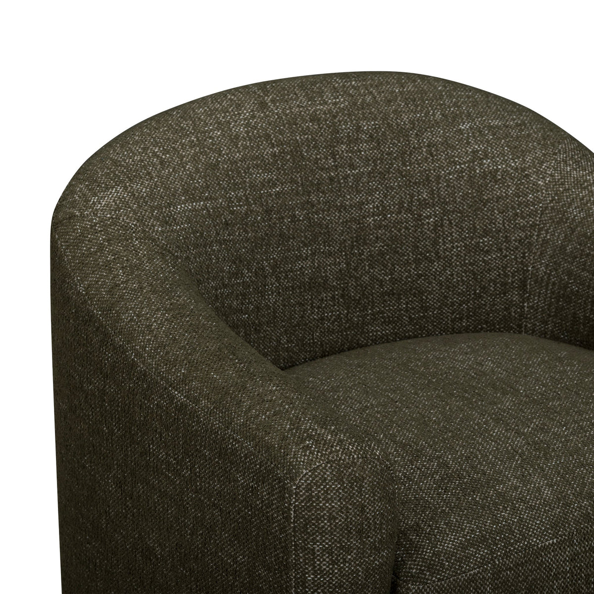 Thao Green Contract-Grade Basketweave Fabric Swivel Accent Chair by TOV Furniture – photo 6 of 8