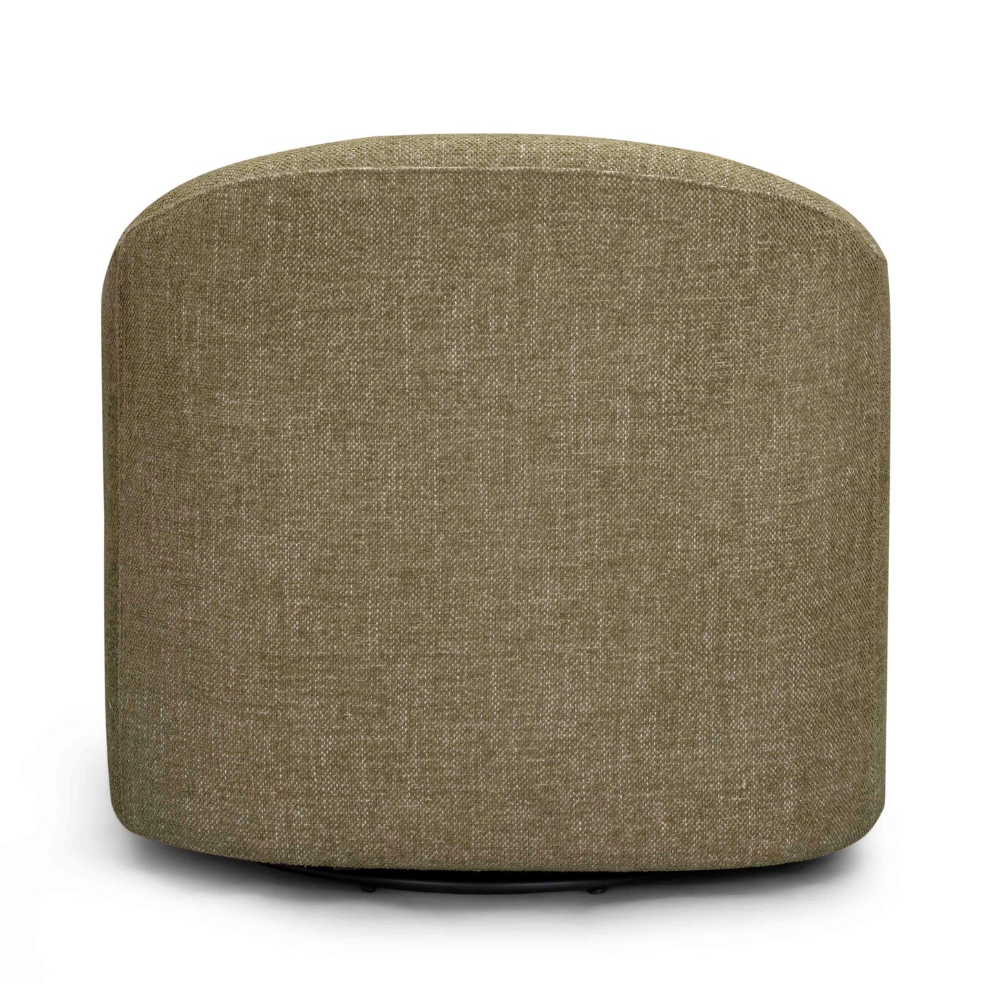 Thao Contract-Grade Basketweave Fabric Swivel Accent Chair Green by Tov Furniture