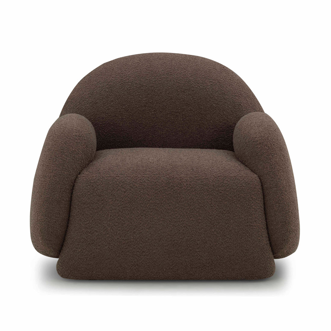 Marius Brown Boucle Accent Chair Brown by Tov Furniture