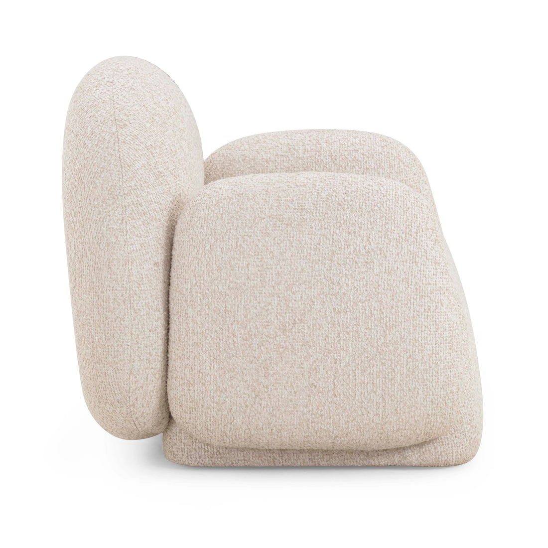 Marius Cream Heavy Texture Accent Chair Cream by Tov Furniture