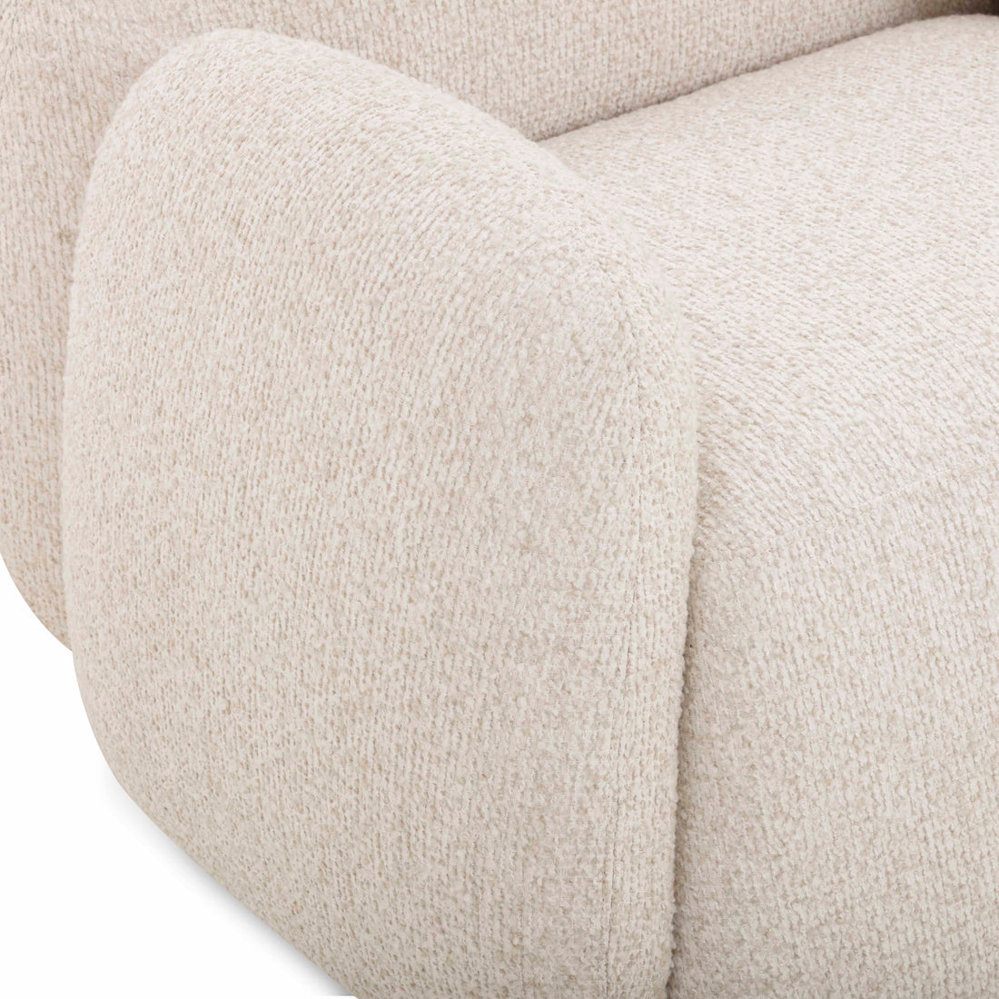 Marius Cream Heavy Texture Accent Chair Cream by Tov Furniture
