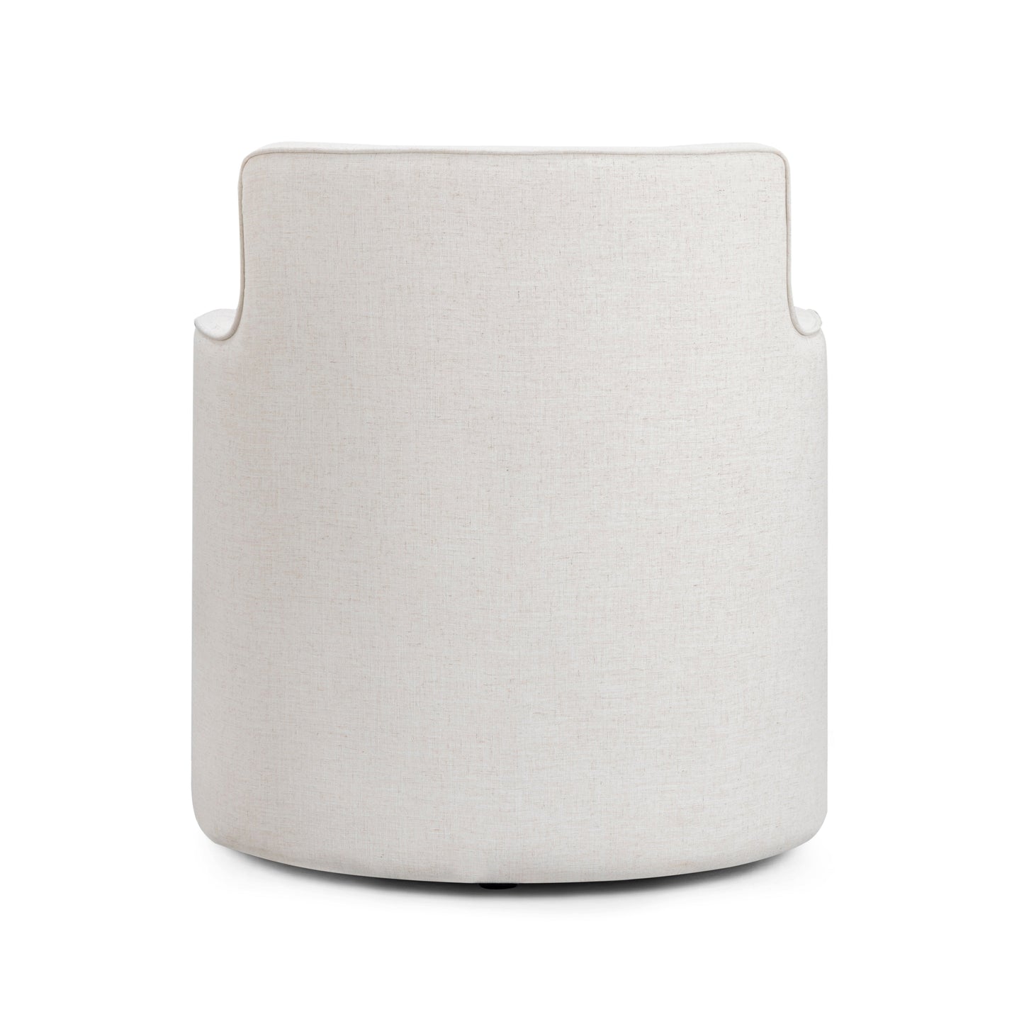 Passe Cream Upcycled Performance Linen Swivel Chair Cream by Tov Furniture