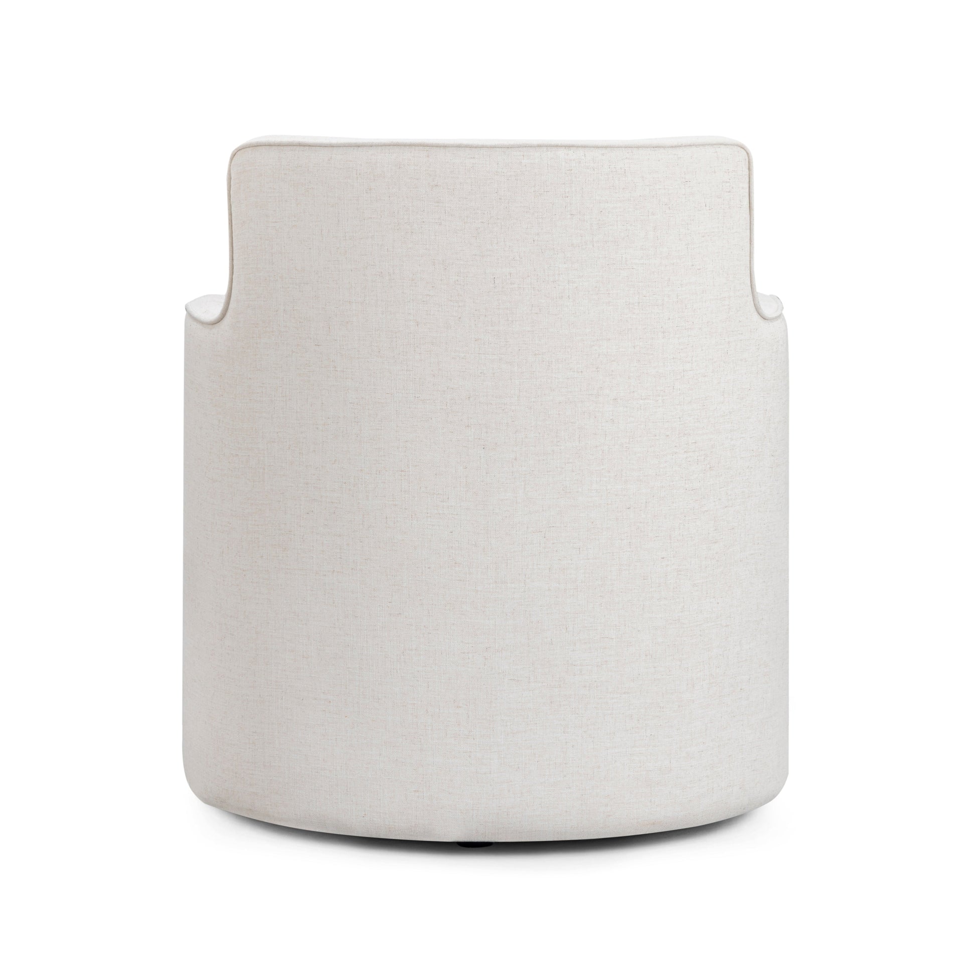 Passe Cream Upcycled Performance Linen Swivel Chair Cream by Tov Furniture