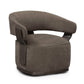 Madison Linen Performance Chenille Swivel Accent Chair Mink by Tov Furniture