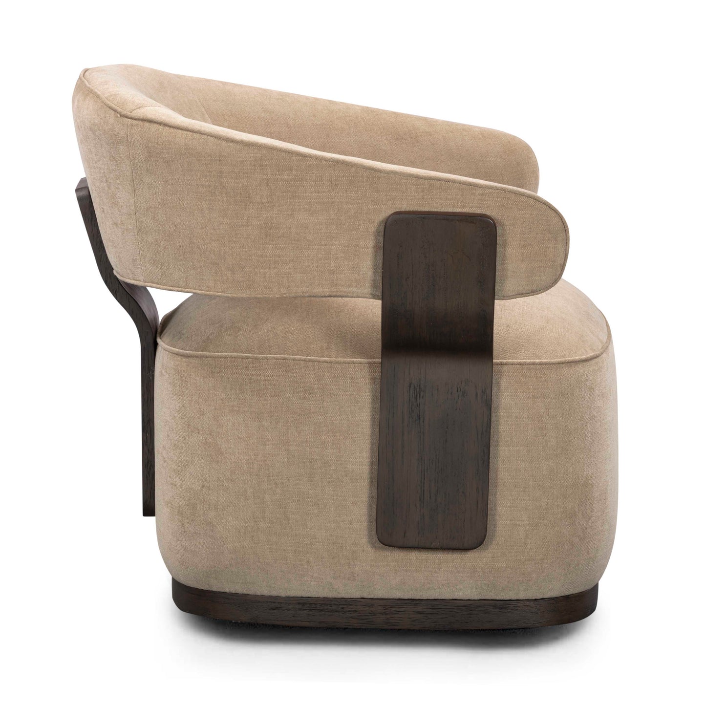 Madison Linen Performance Chenille Swivel Accent Chair Stone by Tov Furniture