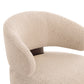 Austin Cream Performance Boucle Swivel Accent Chair Cream by Tov Furniture