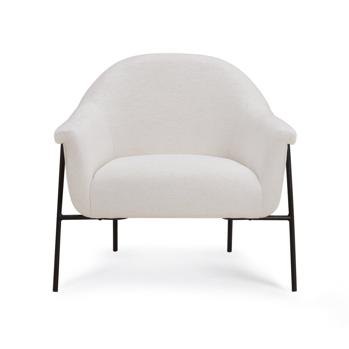 Lua Performance Chenille Accent Chair in Cream by TOV Furniture – photo 3 of 7