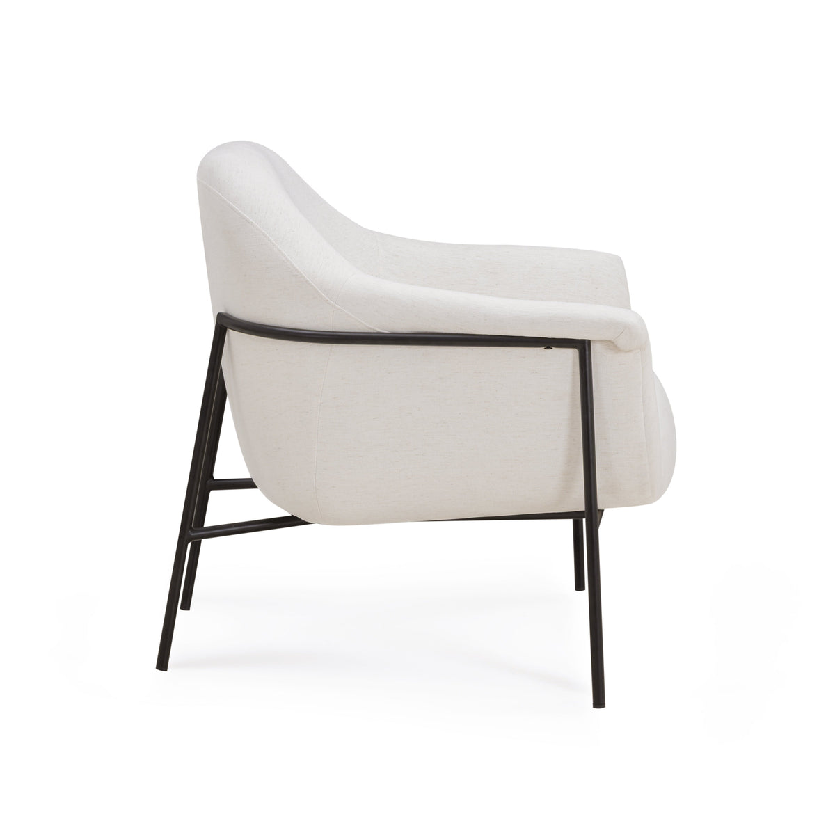 Lua Performance Chenille Accent Chair in Cream by TOV Furniture – photo 4 of 7