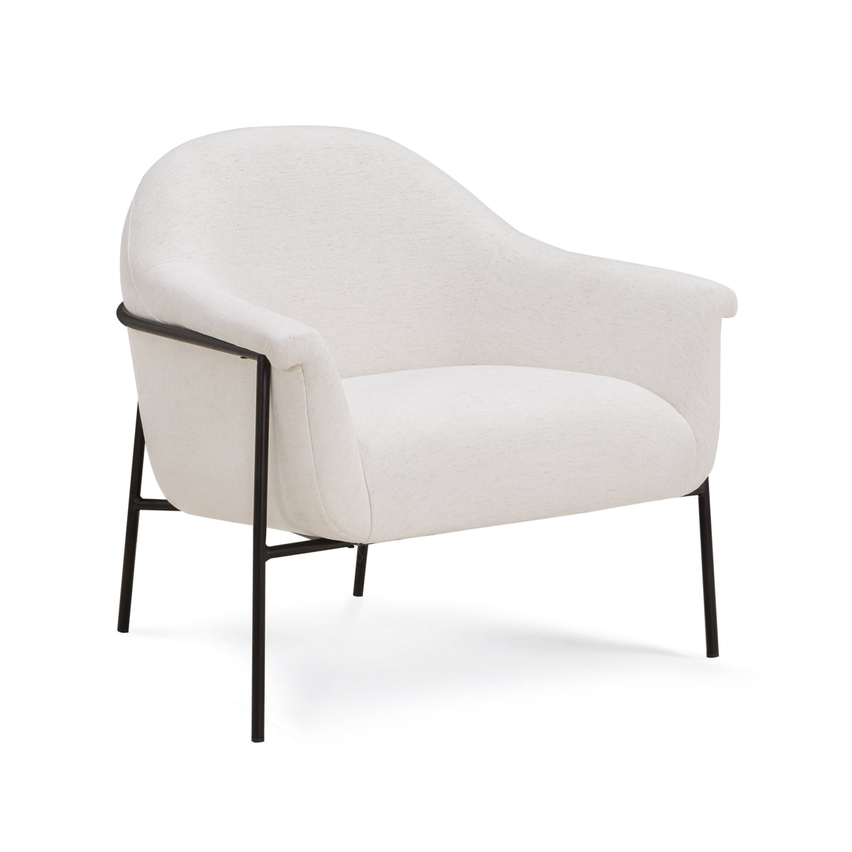 Lua Performance Chenille Accent Chair in Cream by TOV Furniture – photo 1 of 7
