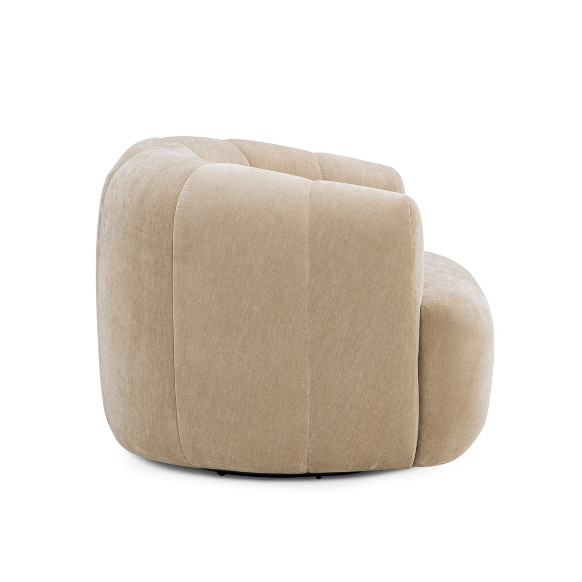 Jasmine Oat Upcycled Contract-Grade Basketweave Swivel Accent Chair by TOV Furniture – photo 4 of 7