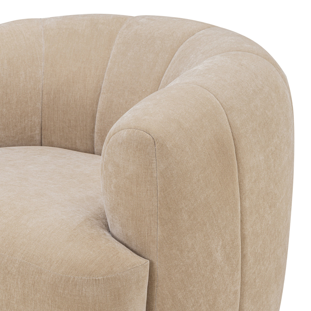 Jasmine Oat Upcycled Contract-Grade Basketweave Swivel Accent Chair by TOV Furniture – photo 5 of 7