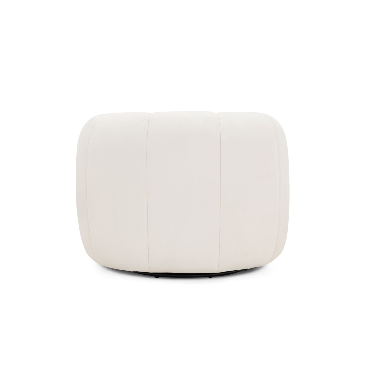 Jasmine Cream Performance Velvet Swivel Accent Chair by TOV Furniture – photo 6 of 8