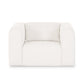 Tarra Cream Performance Chenille Armchair Cream by Tov Furniture