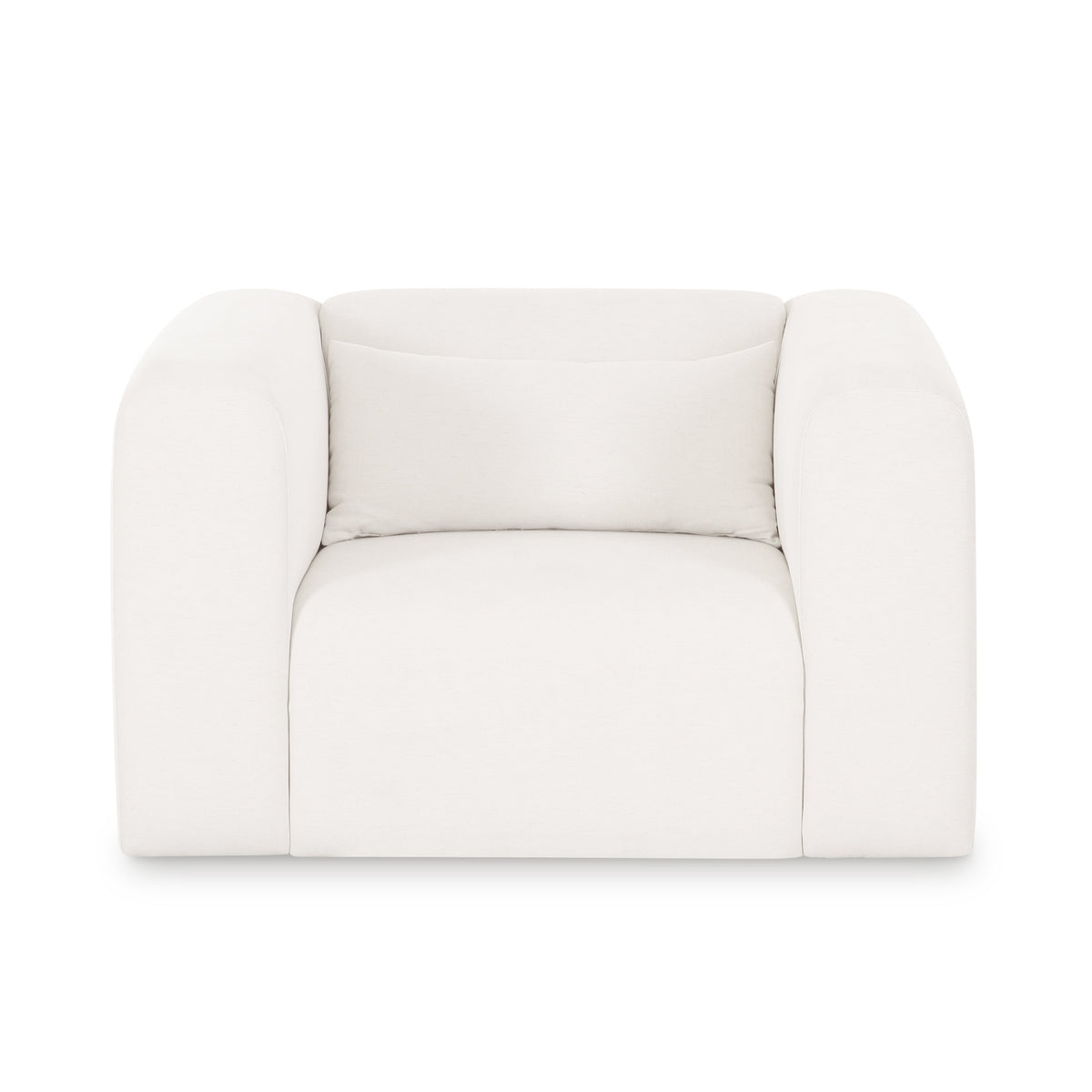 Tarra Cream Performance Chenille Accent Chair by TOV Furniture – photo 1 of 6
