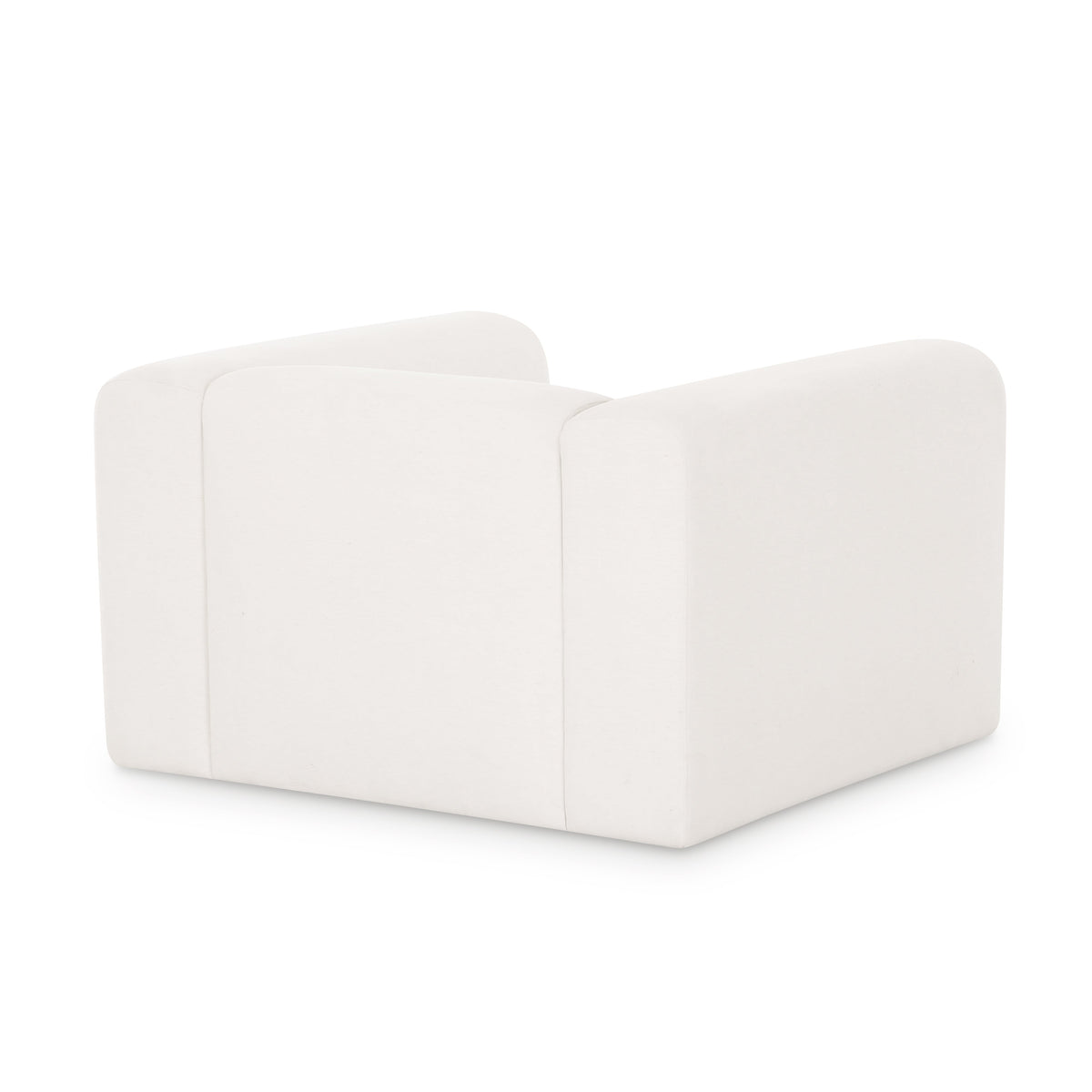 Tarra Cream Performance Chenille Accent Chair by TOV Furniture – photo 4 of 6