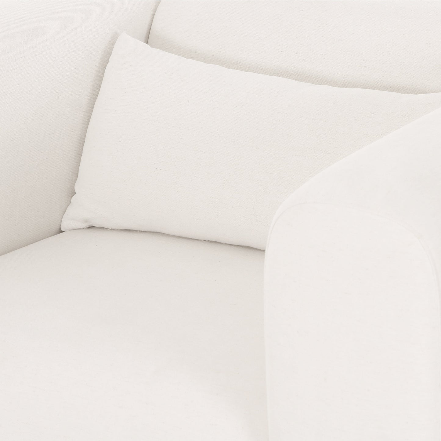Tarra Cream Performance Chenille Armchair Cream by Tov Furniture