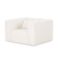 Tarra Cream Performance Chenille Armchair Cream by Tov Furniture