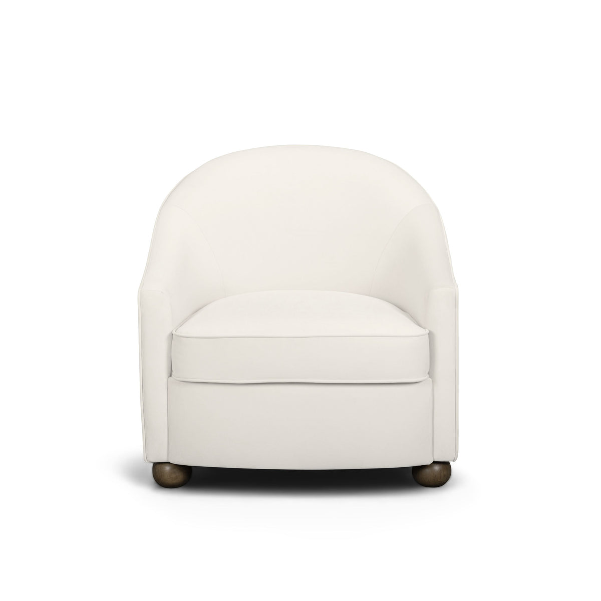 Cettie Performance Velvet Accent Chair in Cream by TOV Furniture – photo 3 of 7