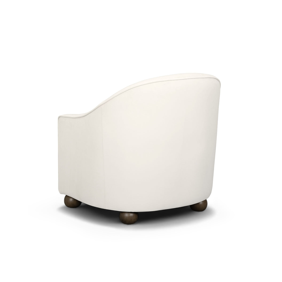 Cettie Performance Velvet Accent Chair in Cream by TOV Furniture – photo 6 of 7