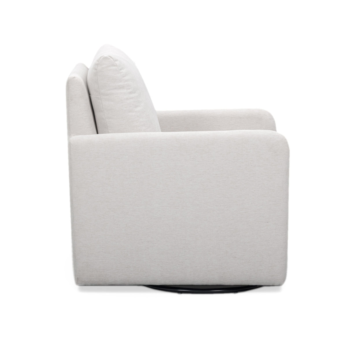 Nancy Light Grey Chenille Nursing Chair by TOV Furniture – photo 5 of 8