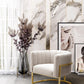 Magnolia Spotted Cream Chair With Gold Base by TOV S6150