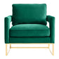 Avery Velvet Accent Chair by TOV A128