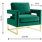 Avery Velvet Accent Chair by TOV A120