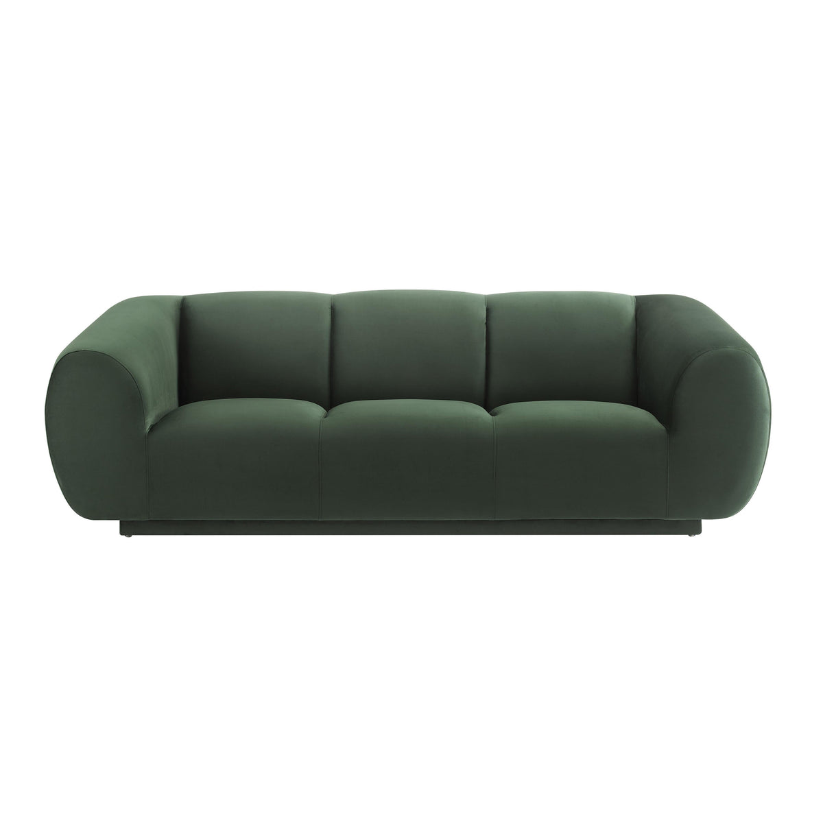 Emmet Forest Green Performance Velvet Sofa by TOV Furniture – photo 3 of 6