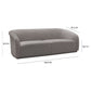 Yara 90 6 Pleated Velvet Sofa by TOV S6456