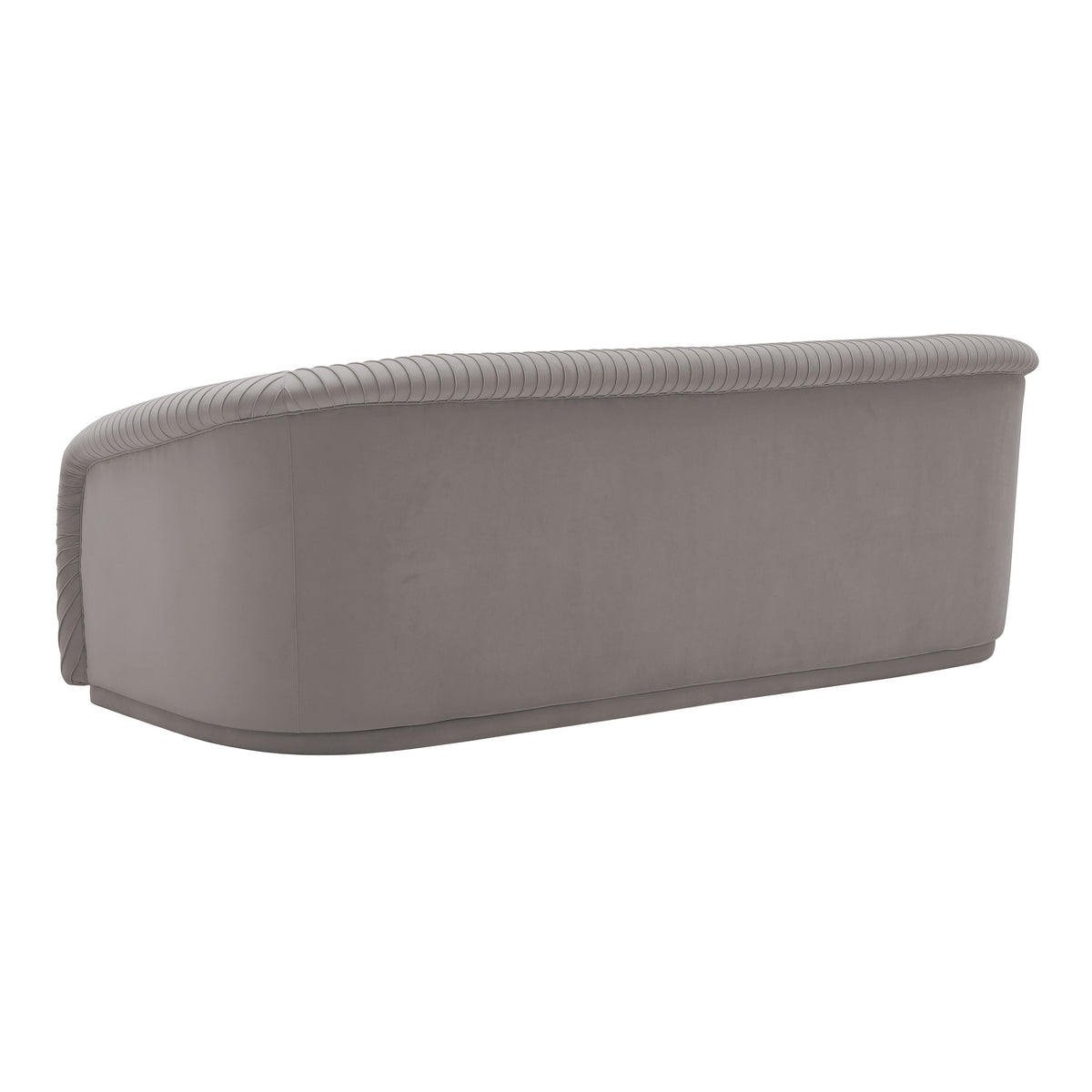 Yara Pleated Grey Performance Velvet Sofa By Inspire Me! Home Decor by TOV Furniture – photo 4 of 7