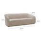 Yara 90 6 Pleated Velvet Sofa by TOV S6456