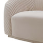 Yara 90 6 Pleated Velvet Sofa by TOV S6457