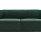 Yara 90 6 Pleated Velvet Sofa by TOV S6456